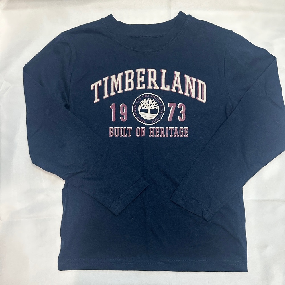 Timberland Heritage Navy Long Sleeve Tee